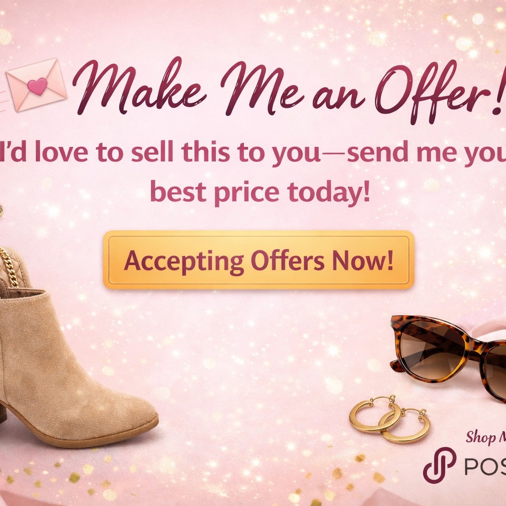 🛍️ Love it? Want it?
Don’t stress the price—send me your best offer! 💌